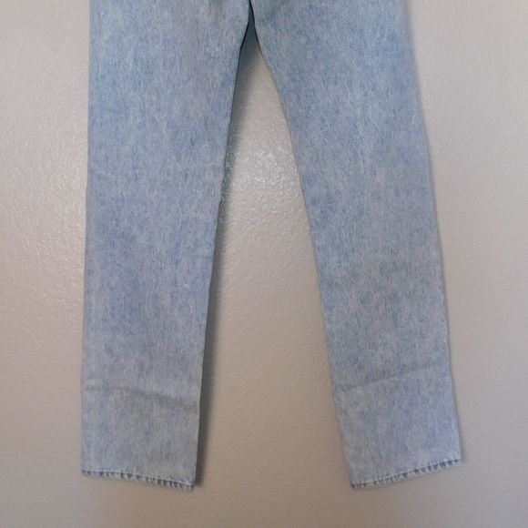 Levis 501 XX Jeans Size 29 x 34 Acid Wash USA Made 1999 Vintage 90s Faded Denim - Picture 15 of 16